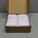 Wokceer White Backdrop Curtain for Parties 10x10FT Photo Backdrop Drapes for Wedding Polyester White Backdrop for Photoshoot Baby Shower Birthday Party Curtains Photography Background 2 Panels 5x10FT (10FTx10FT)