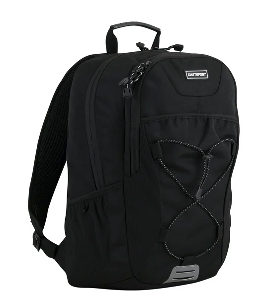 Eastsport Unisex Summit Bungee Backpack, Black