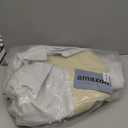 MIULEE 100% Blackout Linen Textured Curtains for Bedroom Solid Thermal Insulated Cream White Grommet Room Darkening Curtains & Drapes Luxury Decor for Living Room Nursery 52 x 84 Inch (2 Panels)