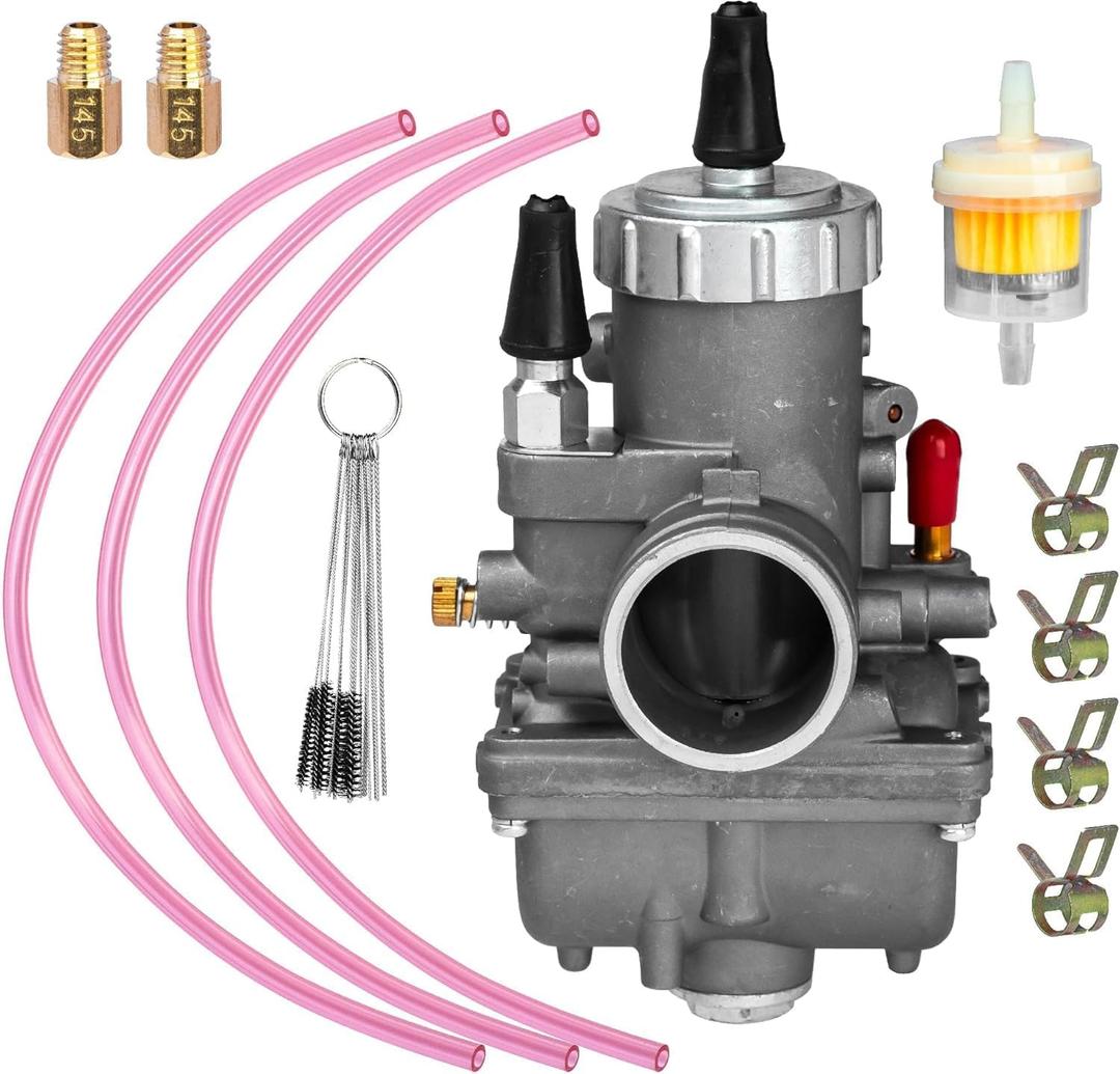 3130383 3130424 Carburetor Kit for Polaris 4-Stroke Trail Boss Blazer Sportsman Scrambler 250 300 350L 400 400L, Big Boss Xplorer Xpress 30mm Carb