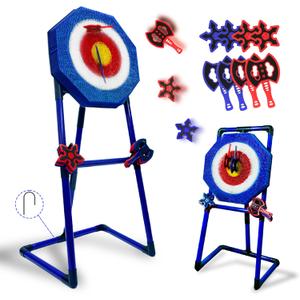Axe Throwing Game for Backyard Bristle Target for Kids & Adults
Family portable safe octagonal game set with 4 axes & 4 darts, ideal indoor outdoor fun for camping, carnival, parties