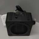 Gaiatop Mini Space Heater, Lightweight PTC Ceramic Fast Heating 500W Energy Efficient for Indoor Use, Overheating & 45 Tip-Over Protection, Portable Desk Electric Heaters for Office Home Black