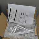 PXRACK Under Sink Organizer, Adjustable Height, 2 Tier Pull Out Under Cabinet Organizer, Slide Out Thickened Metal Under Sink Storage for Kitchen Bathroom Laundry Pantry Cabinet,1-Pack, White