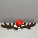 IC ICLOVER Reindeer Antlers for Cars with LED Lights, Car Reindeer Antlers & Red Nose, Glowing LED Reindeers Costume Kit, Car Christmas Decorations Xmas Gifts for Most Vehicles SUV MPV Van Truck