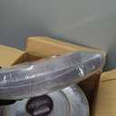 Organic Hammered Clear Gold Rim Combo 7"+10" Case of 128 (4 packs x 32)