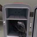 CURTIS MIS135DRP DR. Pepper Mini Portable Compact Personal Fridge Cooler, 4 Liter Capacity, 6 Cans, Makeup, Skincare, Freon-Free & Eco Friendly, Maroon