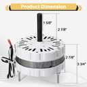 Hiorucet 97009317 S970097317 Attic Fan Motor Replacement for 69317, 99080267, F0516B2516, F0516B2514, 99080239, A0516B2019, A0510B2221, A0516B2158, Broan 341, 344, 345, 348, 355, 358 Series