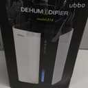 Amazon.com - UBBO Dehumidifiers for Home, 850 sq.ft 95oz Dehumidifier with Drain Hose Timer Sleep Mode Auto-Off 7 Colors Light, Dehumidifiers for Basements Bathroom Bedroom RV Grey