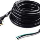Cable Matters 3 Prong Replacement 30 AMP RV Power Cord 25 ft (NEMA TT-30P to Roj 3 Wire)