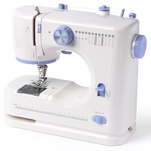 ZSTAOCI SewCraft Nova Beginner-Friendly Mini Sewing Machine with 12 Built-in Stitches, Sewing Machine with Foot Pedal, Portable, High-Low Speeds, Perfect for Sewing Enthusiasts Adult