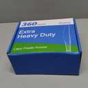 360 Count Extra Heavy Duty Clear Plastic Knives Disposable, BPA-Free, Heat Resistant, Solid and Durable Disposable Knives Bulk, Premium Plastic Knives heavy duty for Party Supply