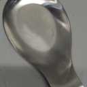 OGGI Stainless Steel Spoon Rest- Long Handle Holds Kitchen Utensils in Place, Great Spoon Rest for Counter, Stove Top, or Coffee Station; Kitchen Accessories, Utensil Rest, Stainless (8.25 inch by 4.5 inch)