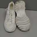 Women's Fashion Sneakers Platform Sneakers Chunky Street Style White and Black, Size 39 