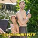 Water Guns 2 Pack Mini Squirt Guns for Kids, Mini Water Blaster Soaker for Boys Girls Summer Outdoor Swimming Pool Toys