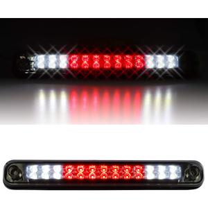 Tresound 3rd Third Brake Light for Chevy/for GMC C1500 C2500 K1500 K2500 Silverado Blazer 88-99 LED Cargo Lamp High Mount Stop light (Chrome Housing Smoked Lens)