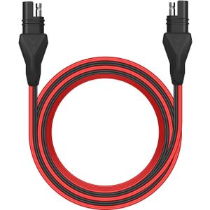 SUNER POWER SAE to SAE Extension Cable, Solar Extension Cord with Protective Dustproof Cap,Perfect for Solar Panel Automotive Marine Motorcycle Cars RV Battery Charger- 16.5FT/16AWG