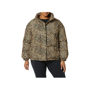 Amazon Essentials Women's Relaxed-Fit Mock-Neck Short Puffer Jacket, Size 4X