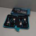 LIBRATON Snap Ring Pliers Set, 7-Inch Heavy Duty Internal/External Circlip Pliers Kit with Straight & Bent Jaw Tips, Spring-Loaded for Retaining Rings, Hoses, Gaskets, with Storage Case