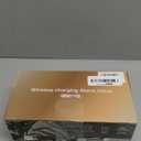 Retro Digital Alarm Clocks for Bedrooms with Large Numbers, Desk Clock with Wireless Charging Station, 7 Mood Lights, Dimmer, Snooze, 12/24H, Loud Alarm Clock for Heavy Sleepers Adults, Vintage Dcor (Blue)