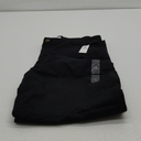 GAP Womens High Rise Girlfriend Khaki Pants, True Black, 10 US