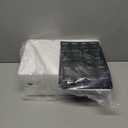 Yangbaga 14Pcs Glass Spice Jars with Labels-4oz Acacia Wood Lid Square Spice Containers with Pepper Grinder Lids &Funnel,Seasoning Jars for Rack Cabinet Drawer