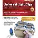 Simple Living Solutions Universal Light Clips - 25 ct. (4 pack)
