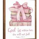 Ryeolo Brand Psalm 46:5 Christian Wall Art Print
