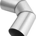 A-KARCK Turn Down Exhaust Tip 5.0" Inlet with a Clamp,Mild Steel Exhaust Pipe Mandrel Bend, Custom Your Own Exhaust System
