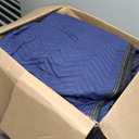 Gsmetmy 8 Heavy Duty Moving Blankets 80"x72" for Moving & Storage,  Blue 8 blankets