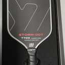 Pickleball Paddle with T700 Raw Carbon Fiber Surface & 16mm STR-Core Power Polymer Core, Premium Pickle Ball Racket Designed for Ultimate Spin & Consistency, USAPA Approved