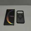 TORRAS Ostand Magnetic for iPhone 17 Pro Max Case, Fit for MagSafe, Sturdy Stand, Military Grade Drop Tested, Camera Control, Translucent Slim Soft Edge Case for iPhone 17 Pro Max 6.9", Black