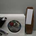 Tiffany Ceiling Fans with Lights - 48" Ceiling Fan Chandelier with 5 Dual-Blades and Glass Shade, 6 Speeds and Reversible, Indoor and Outdoor, Retro Style