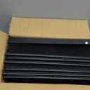 6 Tier Slim Rolling Storage Cart, Narrow Mobile Shelving Unit Organizer Utility Cart with Wheels, Metal Wire Storage Rack with Baskets for Kitchen, Bathroom, Laundry & Living Room, 10in(W) Black