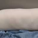 Body Pillow, Bolster Pillow with Cooling Cover, Long Round Roll Cylinder Pillow for Bed, 35" x 7.87", Blue