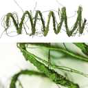 118 inch Medium Malleable Artificial Green Tree Branches Grapevine Garland Fake Cherry Blossom Tree Trunk Twigs for Wall Hanging Willow Ivy Home Room Wedding Decoraton