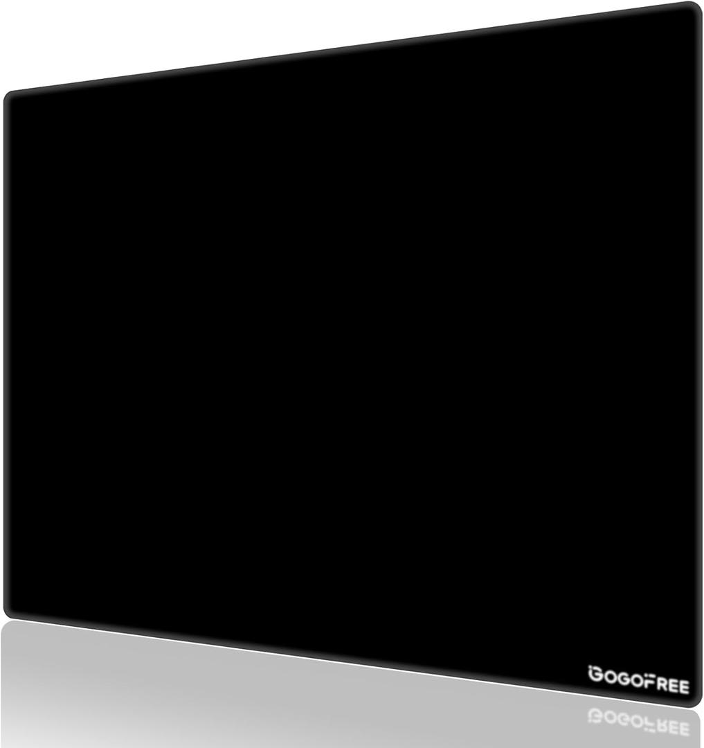 Mousepad with Hard Surface for Gaming, Ultra Smooth Mouse Mat, Water-Resistant Large Mouse Pad Precision Speed Control for Esports Games/Office, (Black 15.711.8)