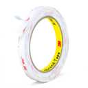 3M Double Sided Tape Heavy Duty,0.39in X 9.85ft Removable Mounting Tape for Wall, White Sticky Foam Tape, Picture Hanging Strips & Poster Hanger, Waterproof Adhesive Strips for LED Light