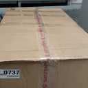 Snow Shovel with Wheels, 29W x 14H Back Saver Snow Pusher with Adjustable Double Rod, Rubber Wheels, Heavy-Duty Metal Plow Blade, 5-Position Adjustment for Driveway & Sidewalk, Black & Yellow