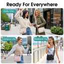 HomemeDiary Crossbody Bags for Women, Lightweight Nylon Purse Shoulder Handbag with Adjustable Strap for Daily Use