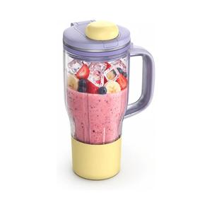 26oz Replacement Cup for Ninja BlendBoss Blender, Portable Travel Tumbler with Lid Compatible with BlendBOSS DB300 DB351 Personal Blender for Smoothies Juices, Outdoor Use (Lavender Lemonade)