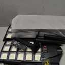 Solar Lights Outdoor Waterproof, 6500K Dusk to Dawn Solar Street Light Motion Sensor with Remote, LED Security Flood Light for Outside Garden Yard Path, Oudoor Parking Lot Lights, 4PACK (4PCS, White)