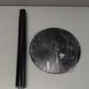 Heavy Duty Cast Iron Sign Post With 12" Diameter Bottom Round Base, 48" Movable Stand for Hanging Signs