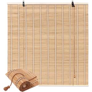 Bamboo Blind Bamboo Shade for Patio - 36" W x 72" H