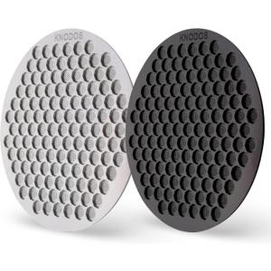 Espresso Puck Screen 54mm Breville Compatible 2 Pcs Stainless Steel Ultra-Thin 0.8mm Portafilter Screen, Fits Breville Barista Express, Pro, Touch, Bambino, Duo Temp,Impress, Infuser (53.3mm)