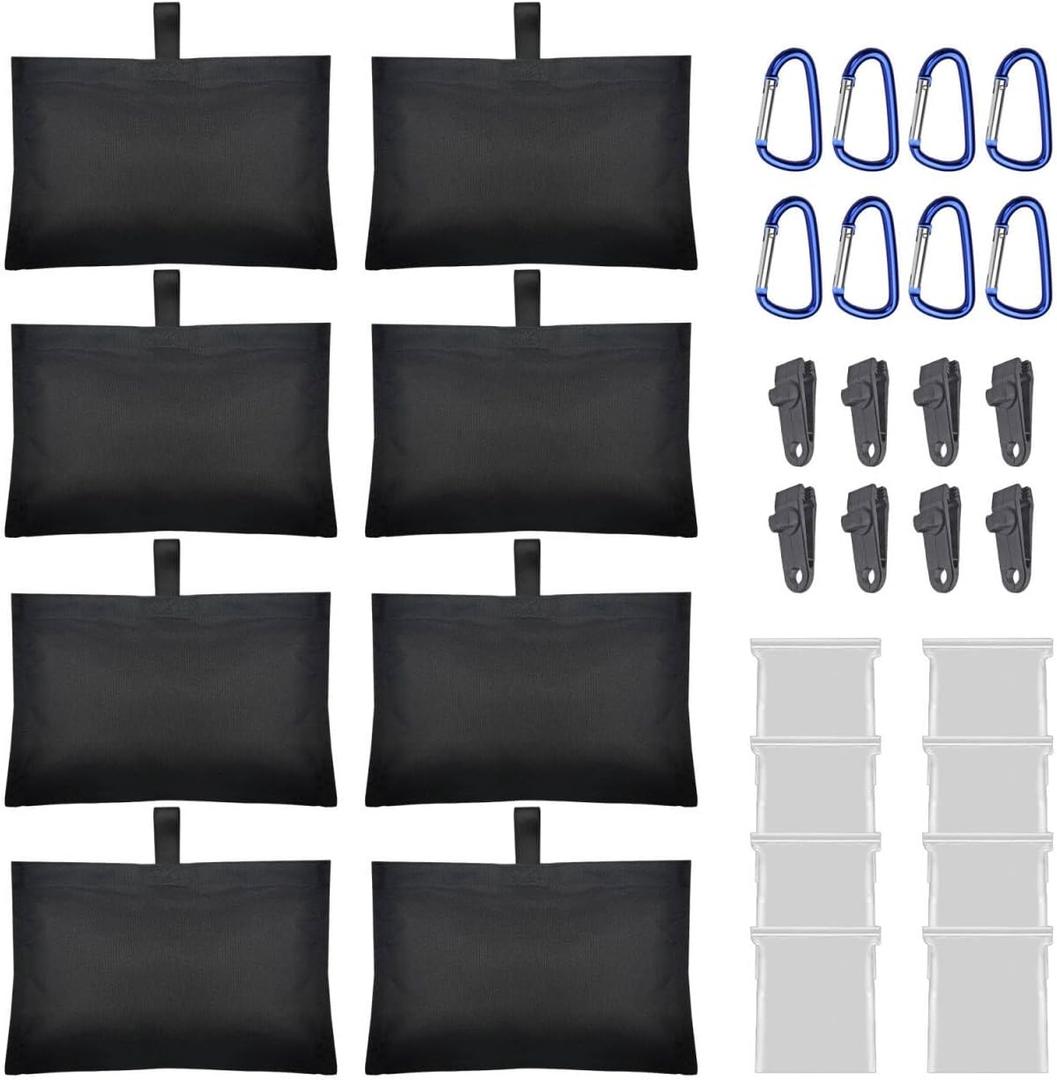 8 Packs Boat Cover Sand Bags for Boat Tarp Weights Mooring Sand Bags
Boat Cover Sand Bags Weights Marine Grade SandBags for Boat Cover Mooring Kits, Weighted Bags for Car Pool Cover Canopy Tent