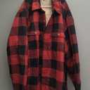 Wrangler Authentics Mens Long Sleeve Sherpa Lined Shirt Jacket, Size Large 