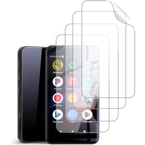 [4 Pack] For Innioasis G5 MP3 Player Screen Protector Ultra-Clear PET Film with 6H Hardness, Anti-Scratch Bubble-Free HD Protective Film for Innioasis G5 Music Player