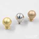 Alzassbg 10 Pack Matte Gold Cabinet Knobs, 1-1/4 Inch(30mm) Diameter Knurled Round Ball Kitchen Knobs for Cabinets and Drawers AL6048MGP