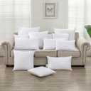 SleepMan Throw Pillow Inserts 14" x 24" (Pack of 1, White) Down Feather Pillow Stuffer Premium Decorative Pillows for Sofa Couch Bed
