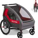 Flyer Duoflex 2 in 1 Bike Trailer and Double Stroller for Toddlers, 1+ Years